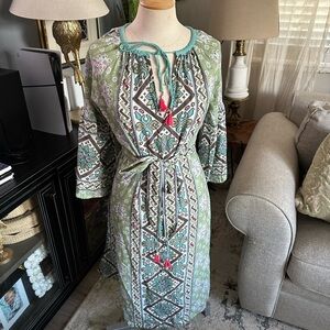 D’ ASCOLI Bohemian Multicolor dress